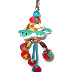 Turtle Keychain Handmade, Zip Pull, Bag Accessory from Thailand. (AC1020)